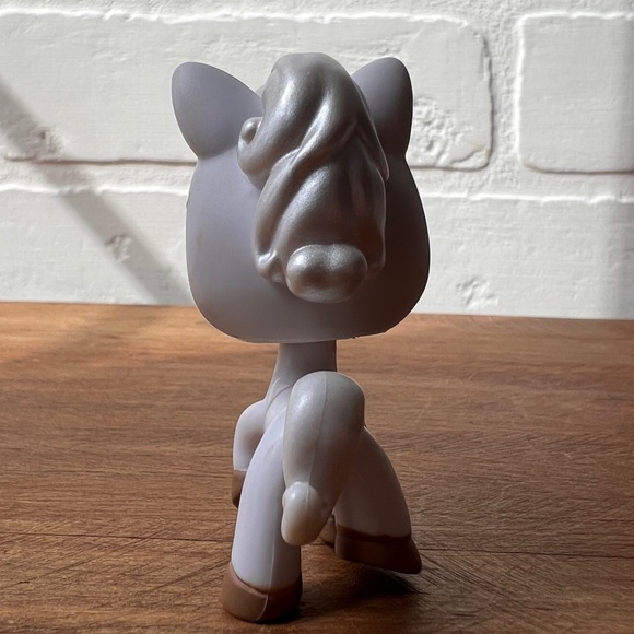 LPS Littlest Pet Shop White Silver Horse - Picture 5 of 5